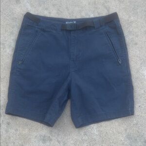 ROARK Men's Campover Blue Ripstop Shorts Size 28